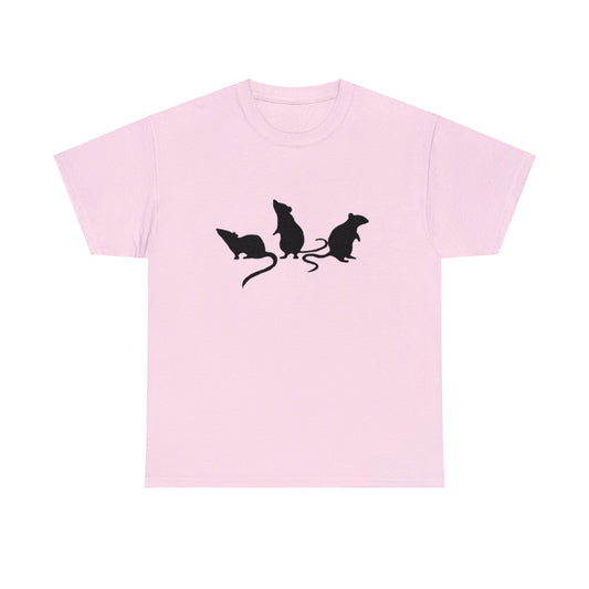 3 little rats Unisex Heavy Cotton Tee