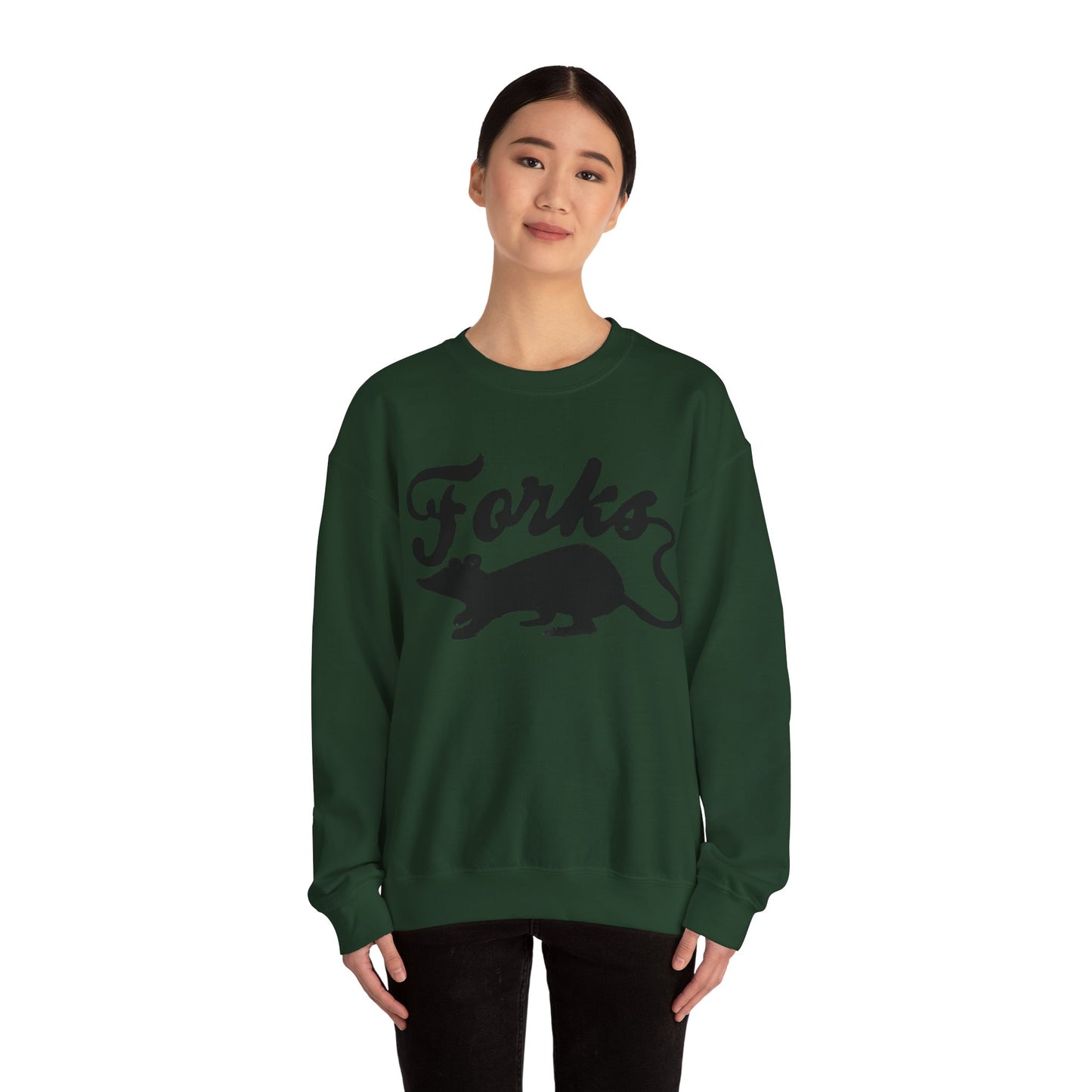 Forks Washington twilight rats Unisex Heavy Blend™ Crewneck Sweatshirt