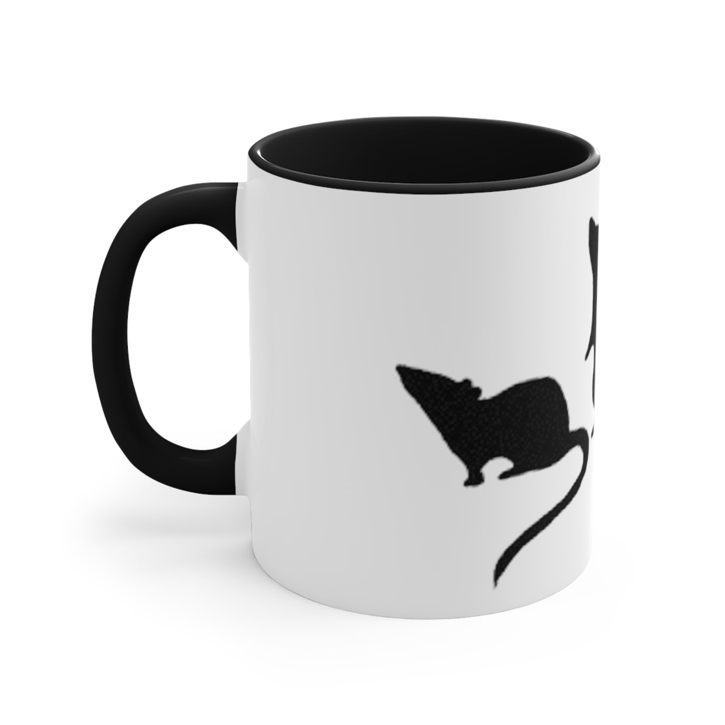 3 little rats Accent Coffee Mug, 11oz