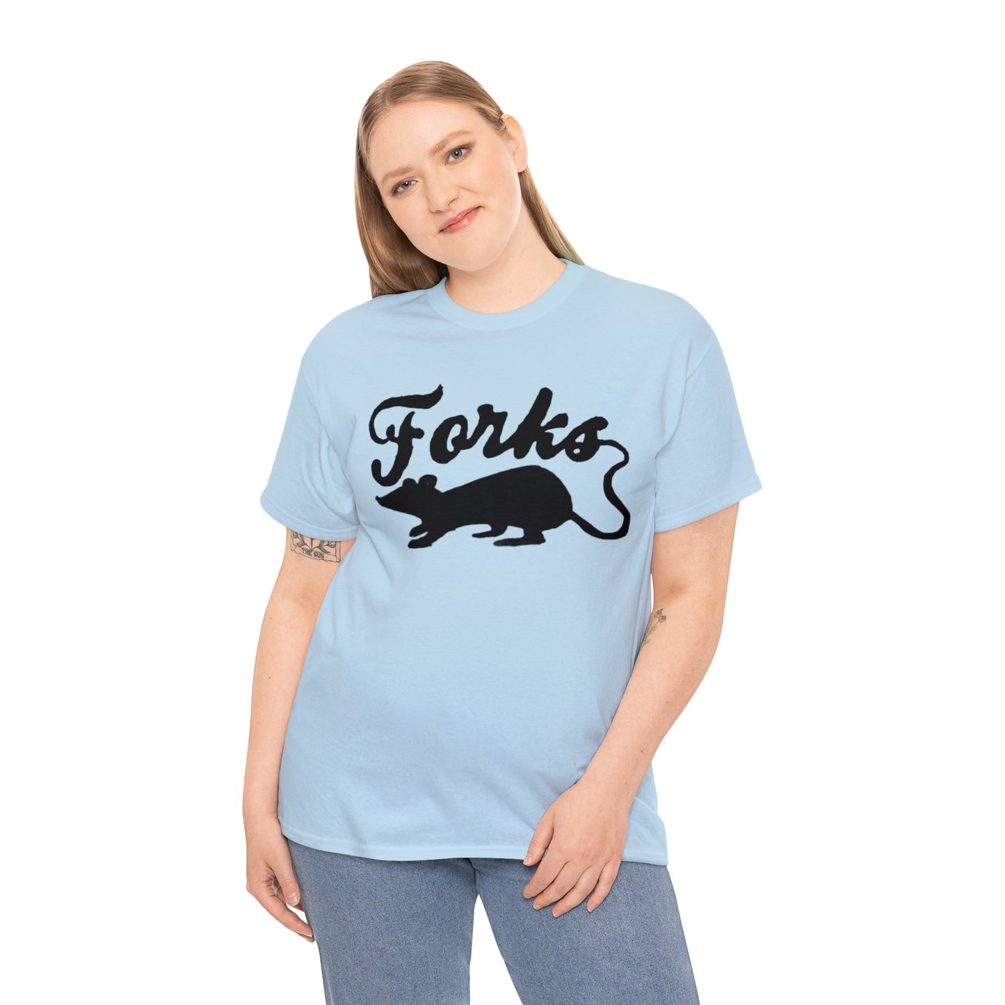 Forks Washington Rats Unisex Heavy Cotton Tee