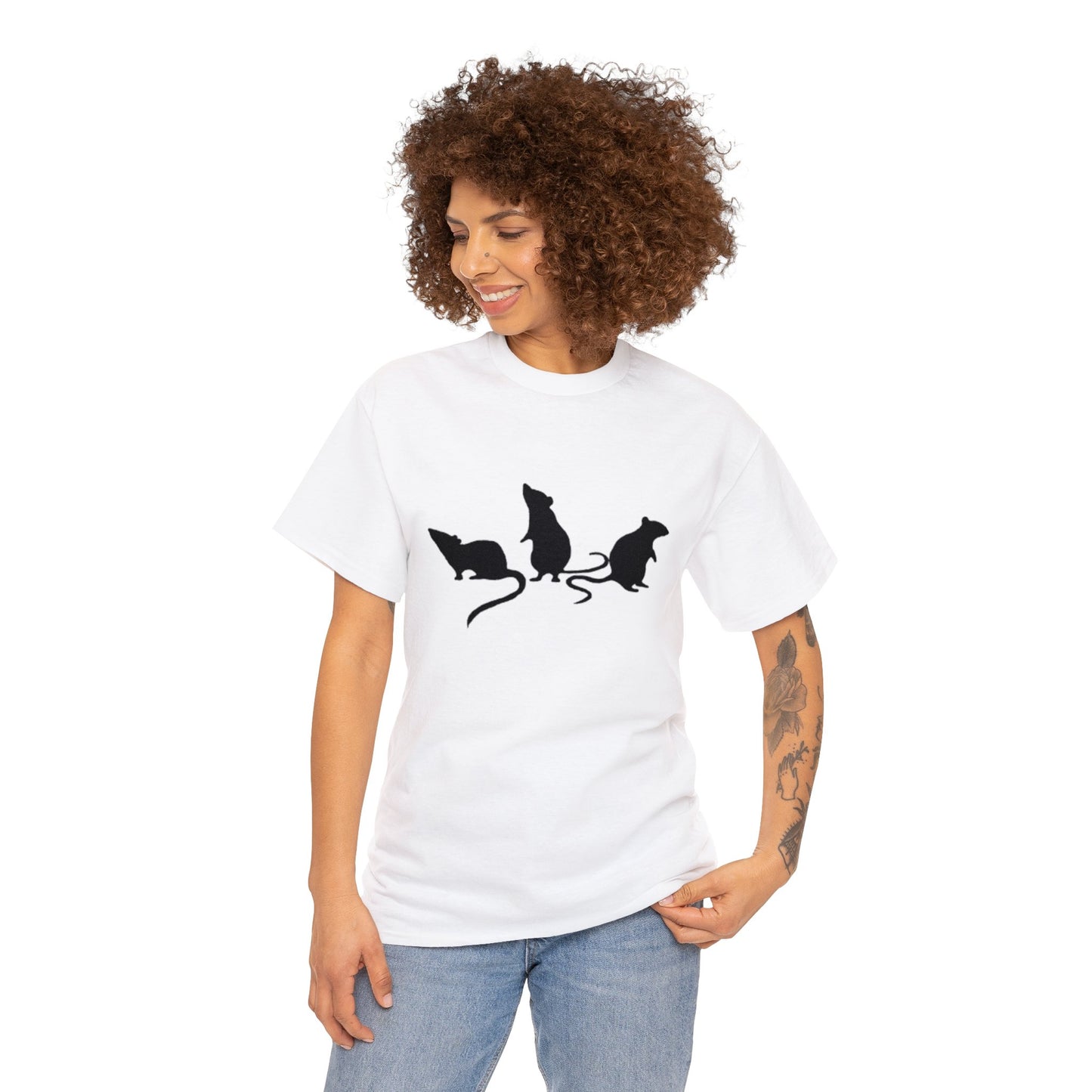 3 little rats Unisex Heavy Cotton Tee