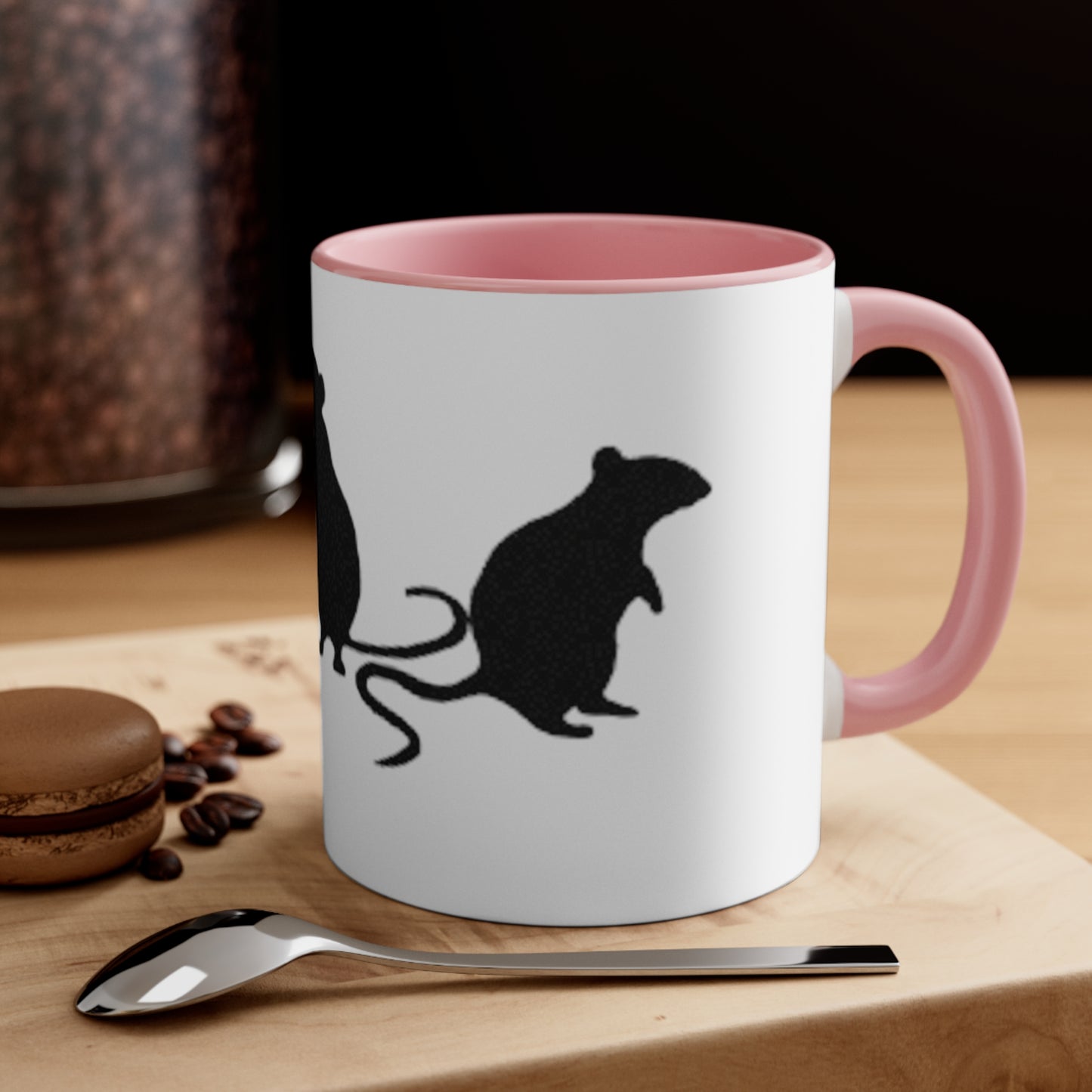 3 little rats Accent Coffee Mug, 11oz