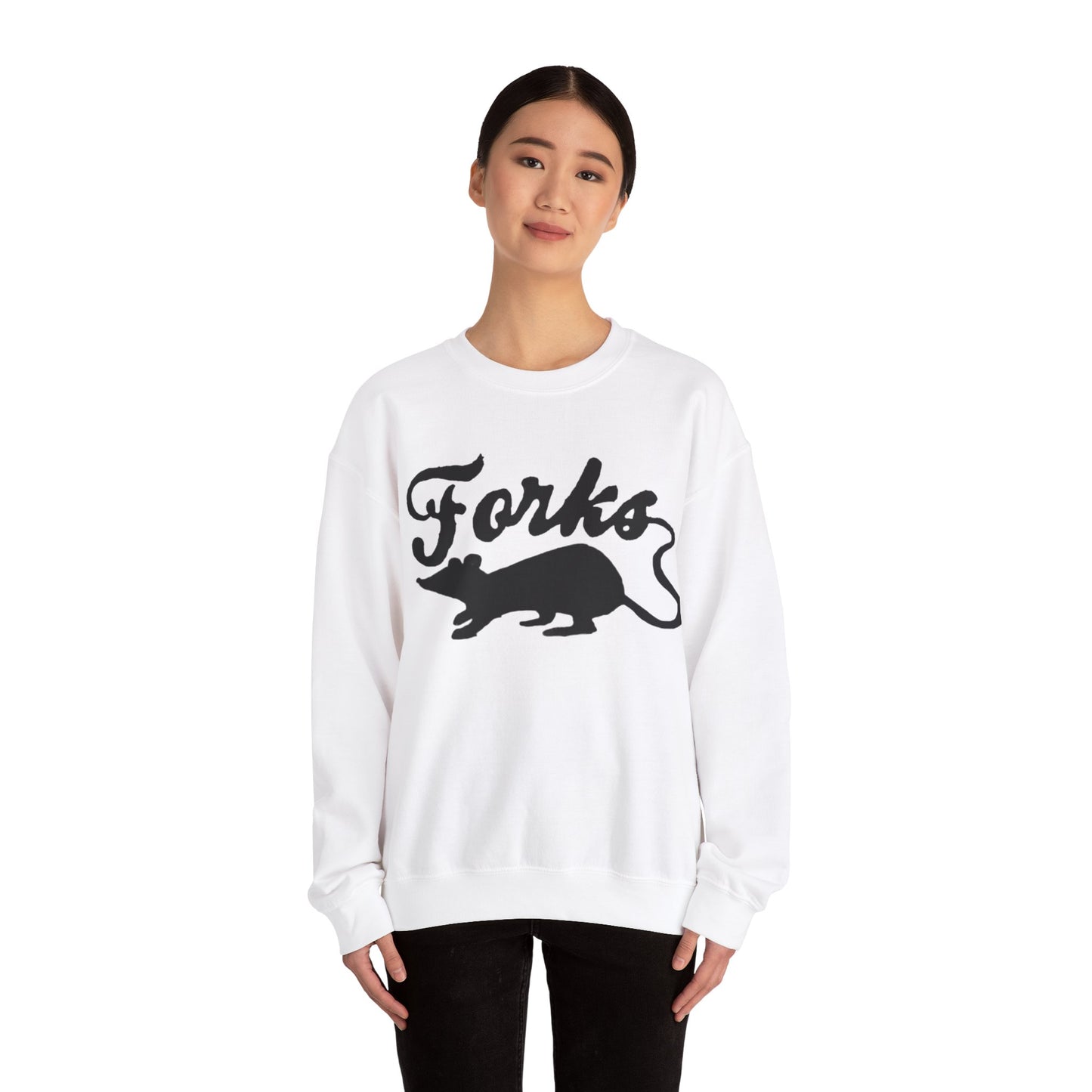 Forks Washington twilight rats Unisex Heavy Blend™ Crewneck Sweatshirt