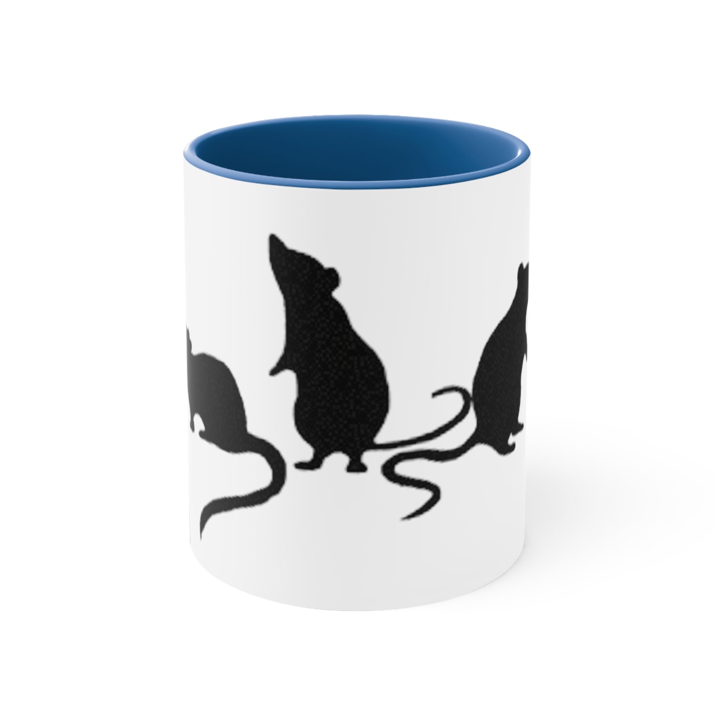 3 little rats Accent Coffee Mug, 11oz