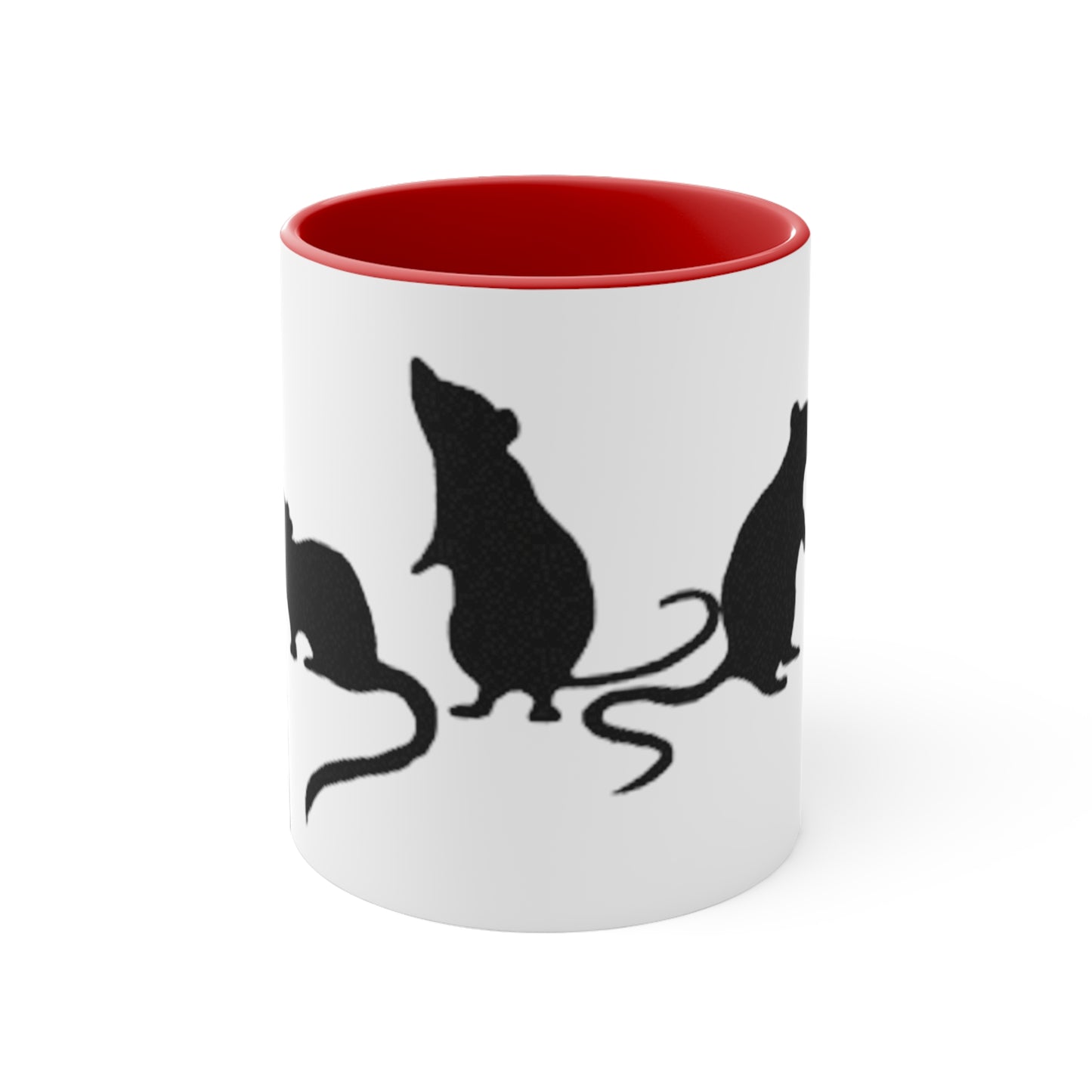 3 little rats Accent Coffee Mug, 11oz