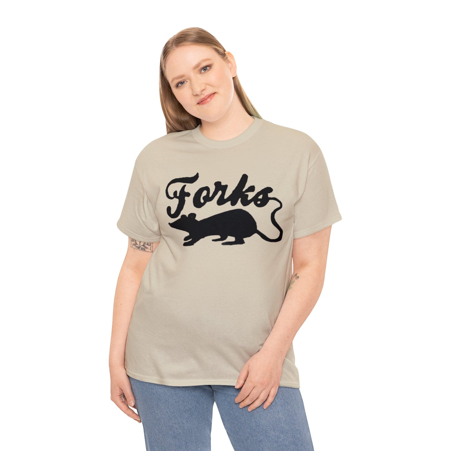 Forks Washington Rats Unisex Heavy Cotton Tee