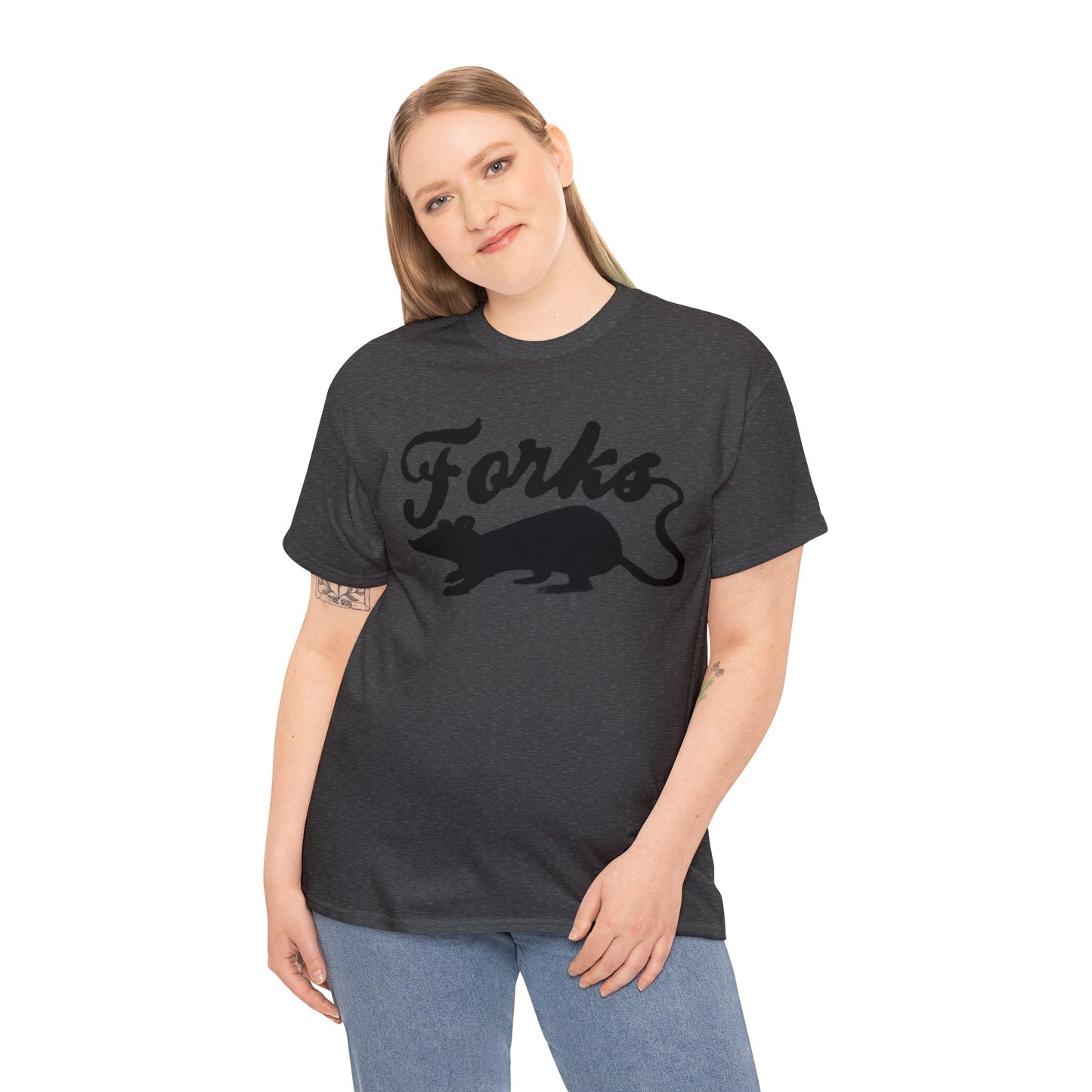 Forks Washington Rats Unisex Heavy Cotton Tee