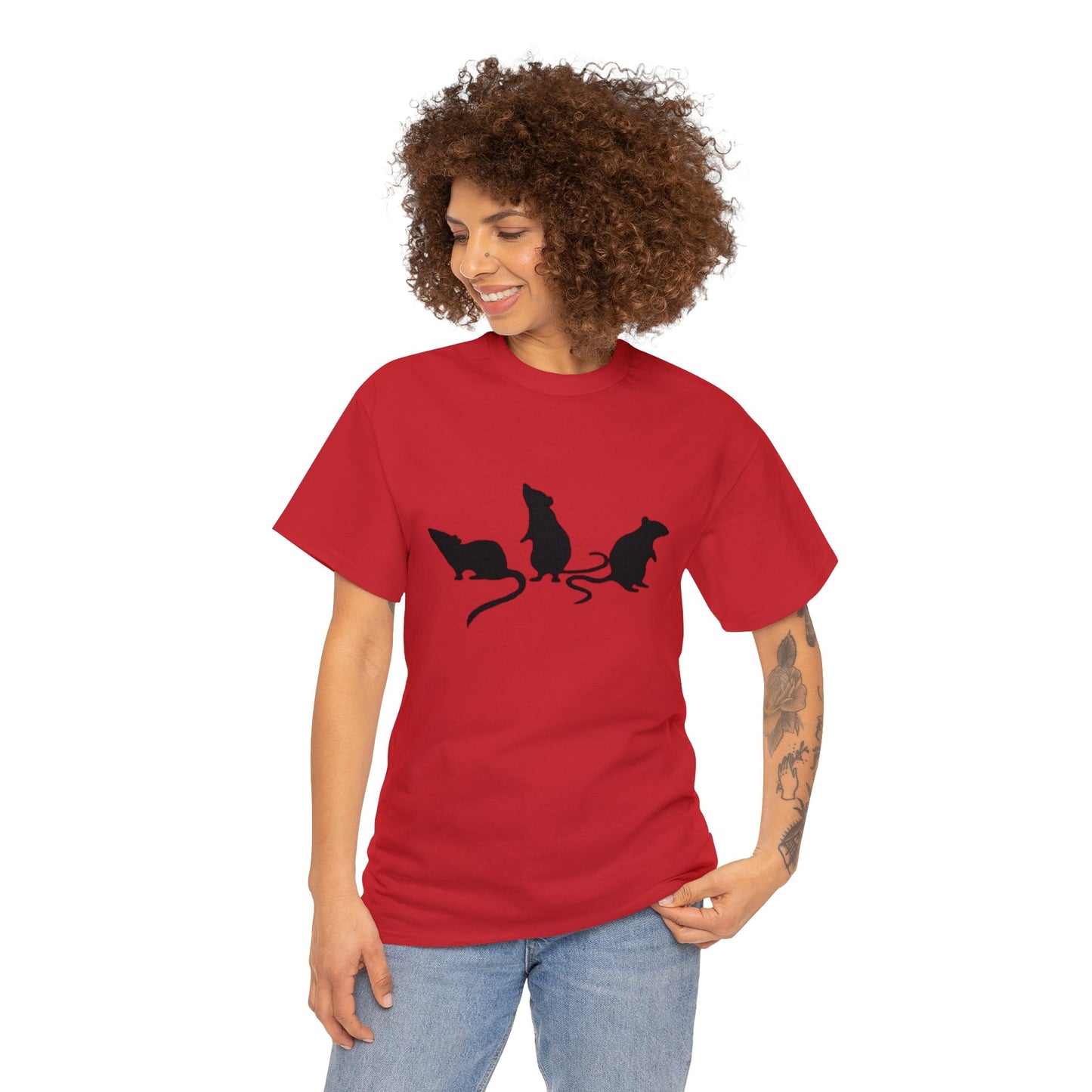 3 little rats Unisex Heavy Cotton Tee