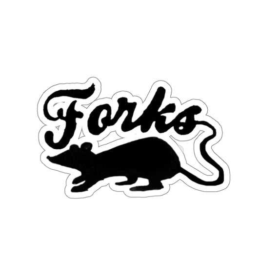 Forks Washington Rats Kiss-Cut Stickers