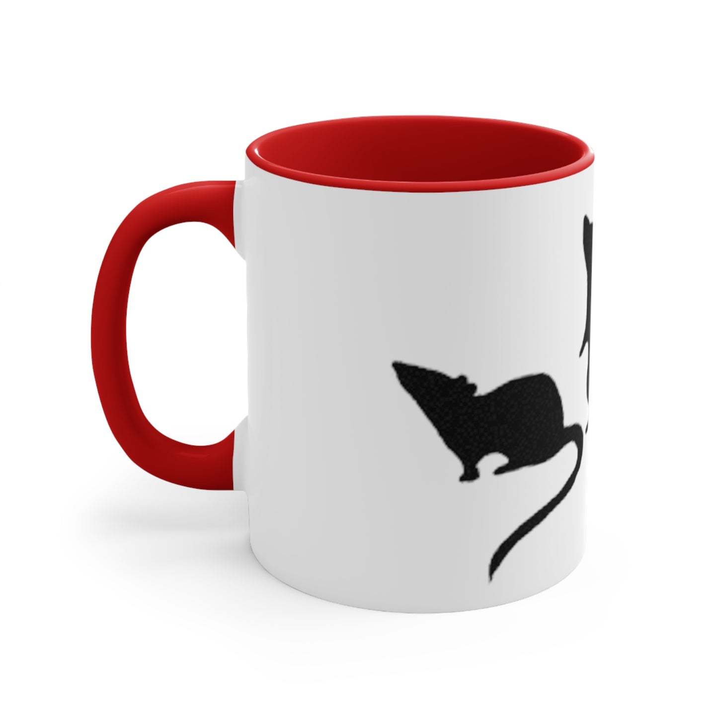 3 little rats Accent Coffee Mug, 11oz