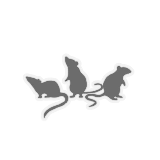 3 little rats Kiss-Cut Stickers