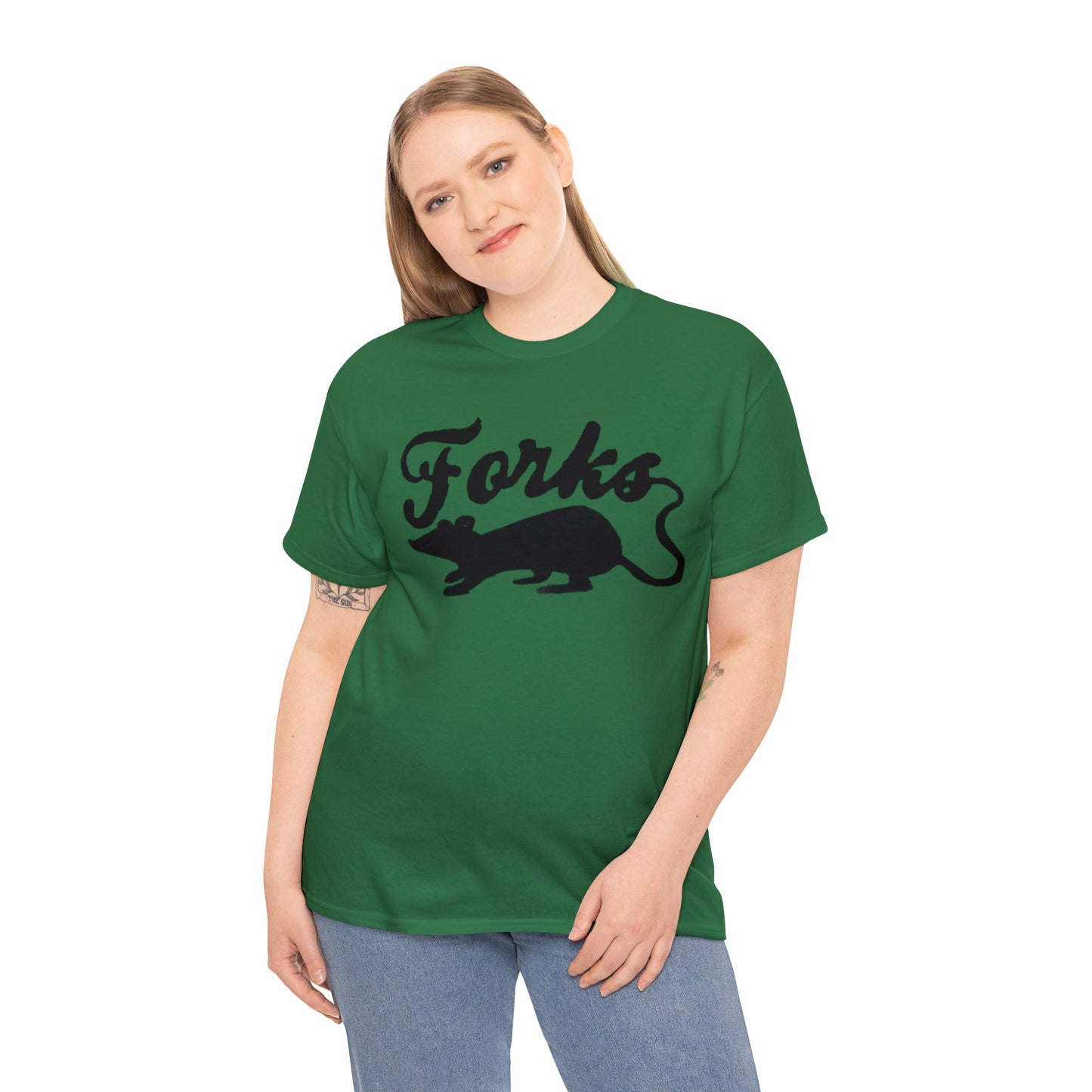 Forks Washington Rats Unisex Heavy Cotton Tee