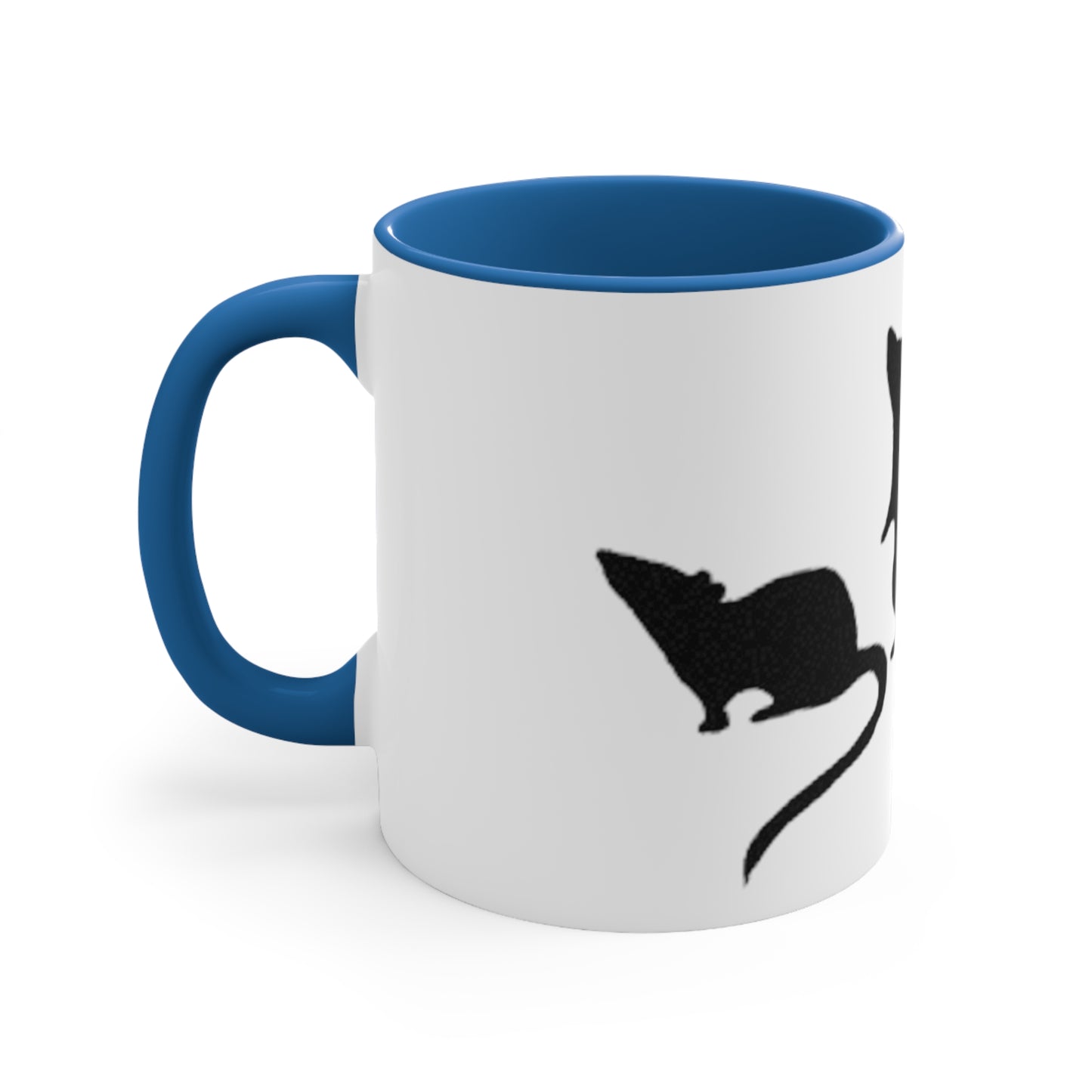 3 little rats Accent Coffee Mug, 11oz