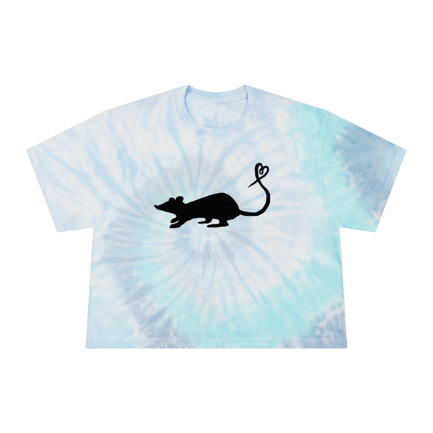 Little Love Rat Tie-Dye Crop Tee