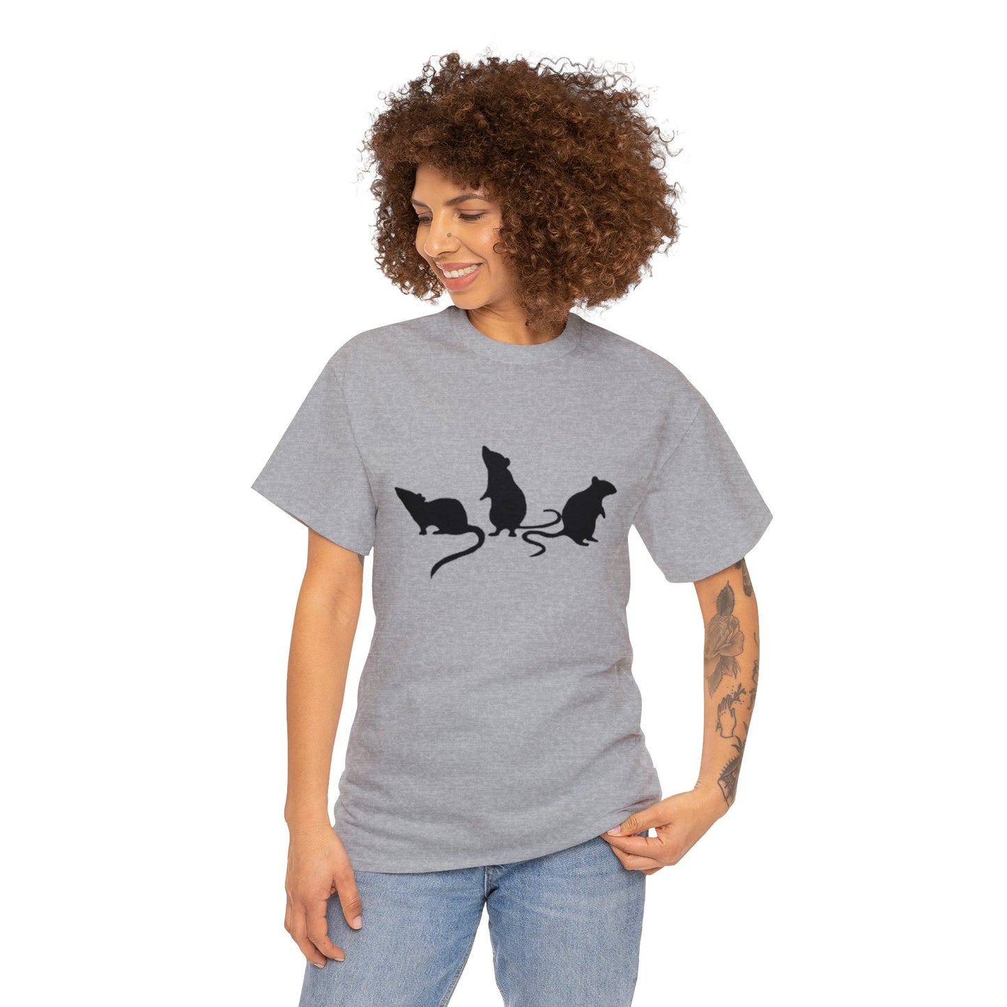 3 little rats Unisex Heavy Cotton Tee