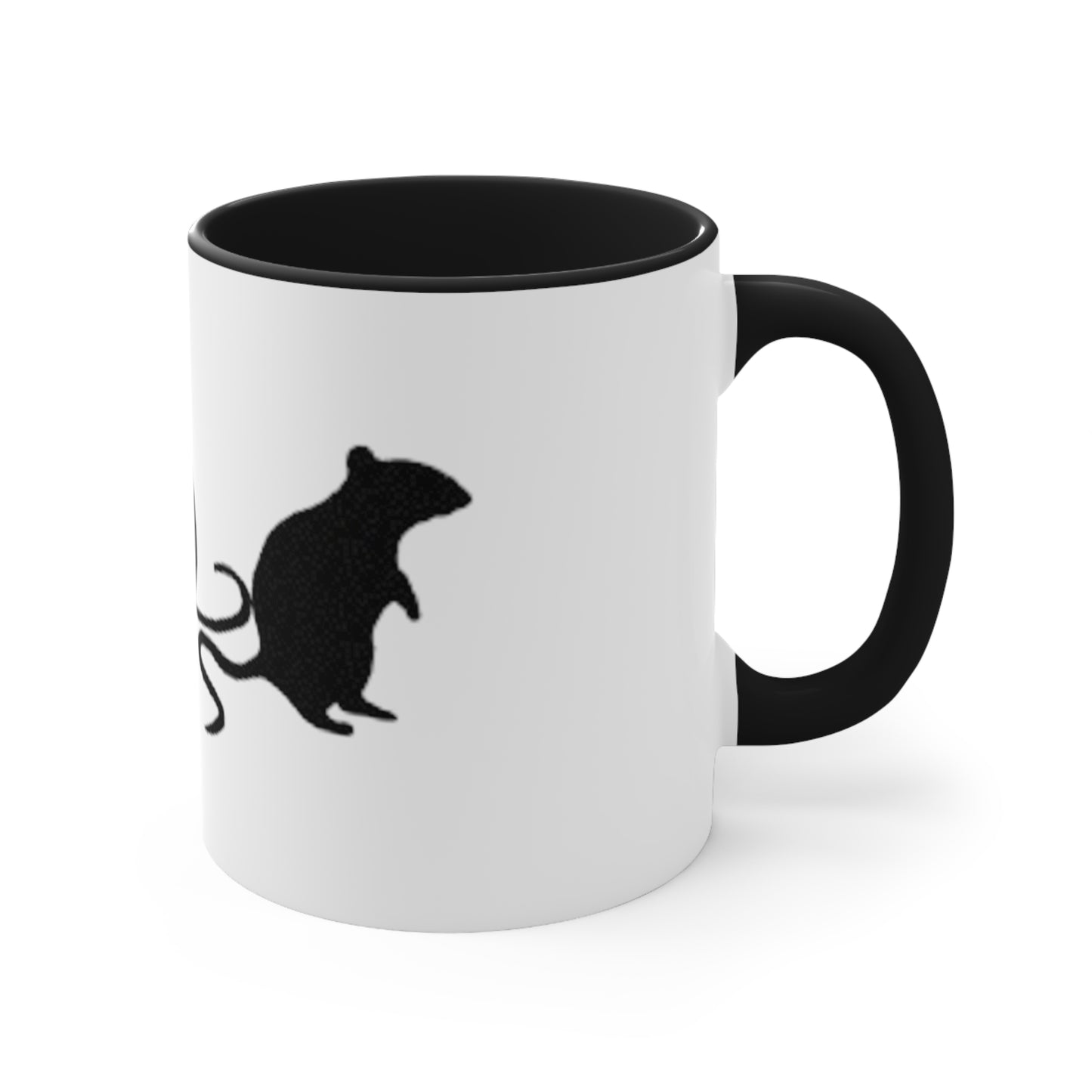 3 little rats Accent Coffee Mug, 11oz