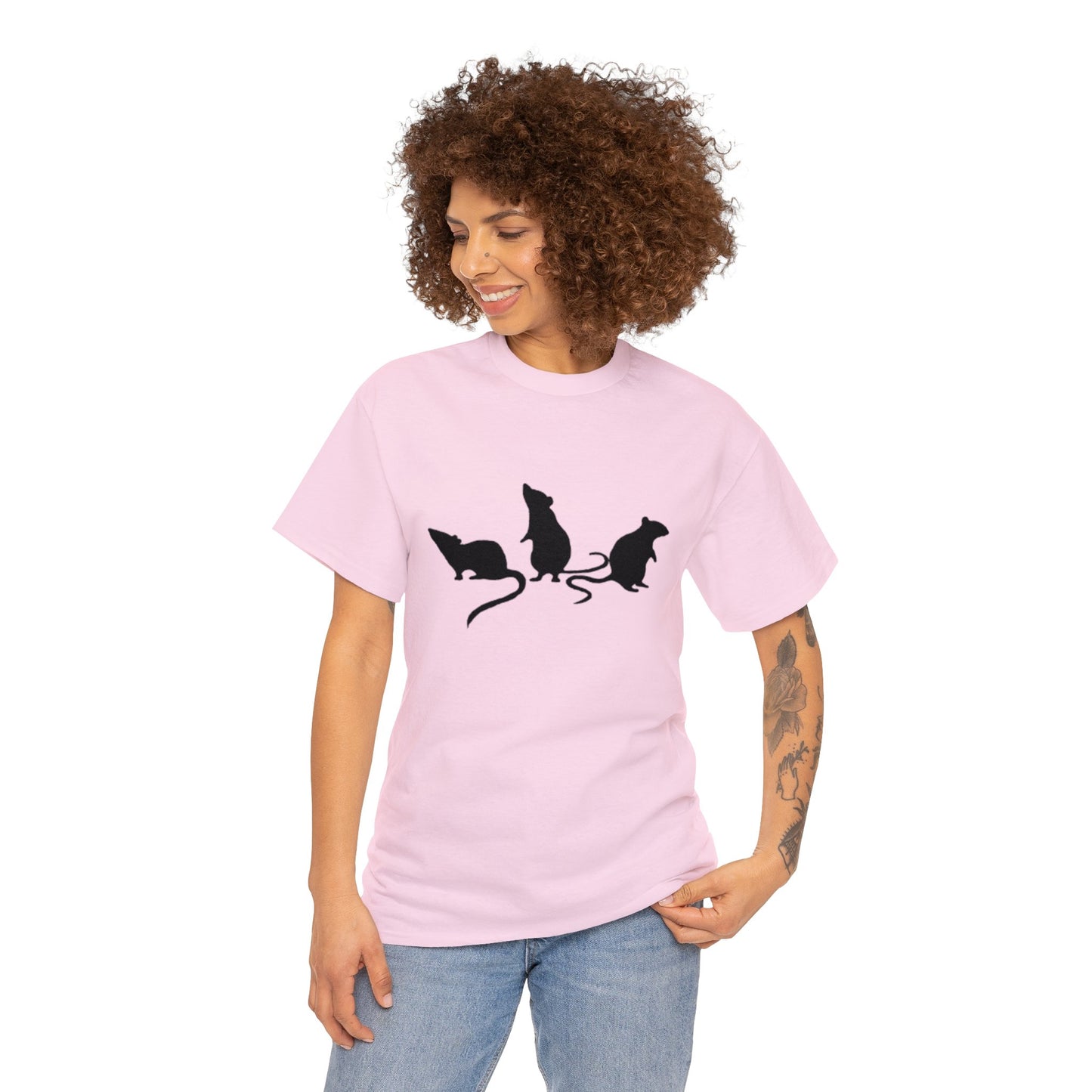 3 little rats Unisex Heavy Cotton Tee