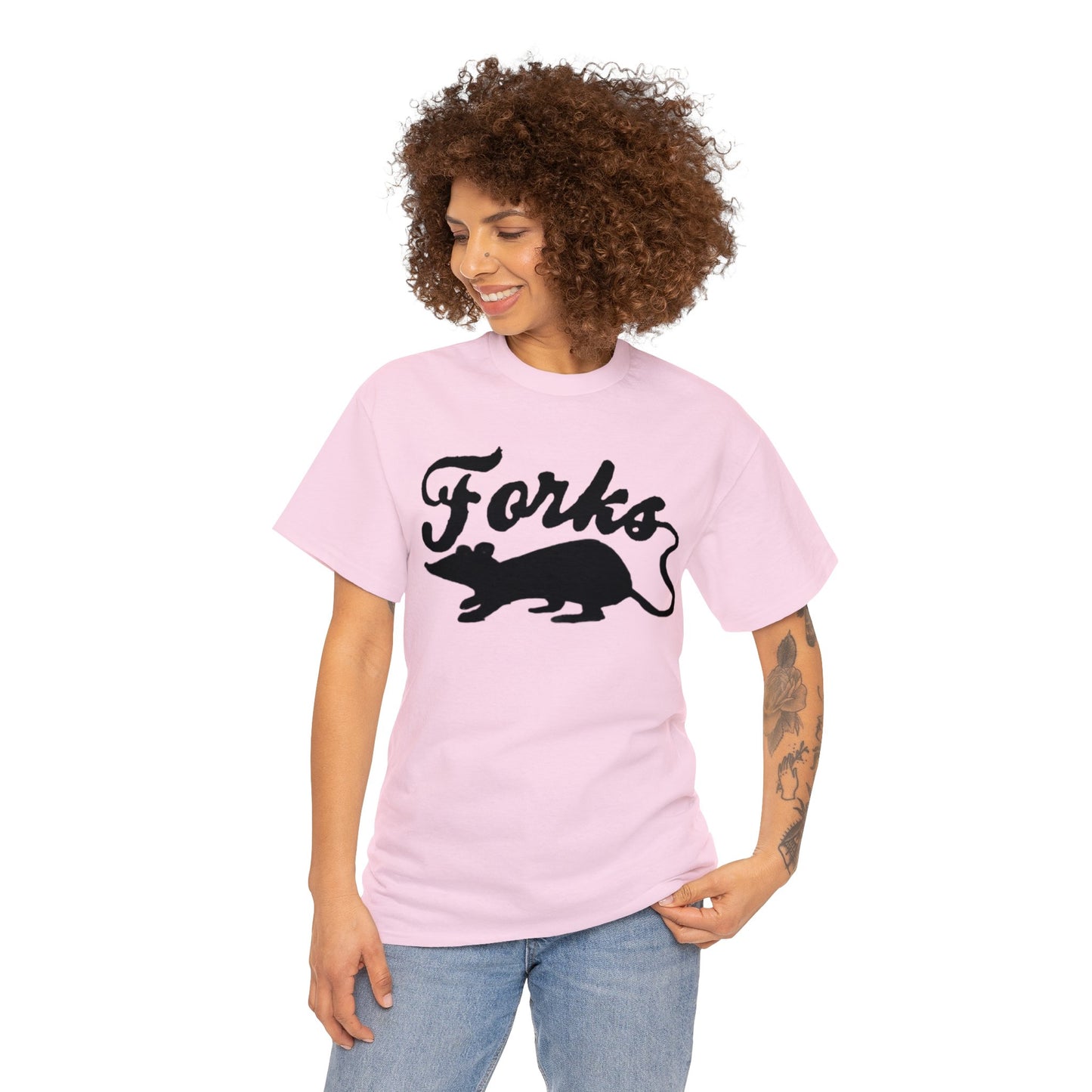 Forks Washington Rats Unisex Heavy Cotton Tee