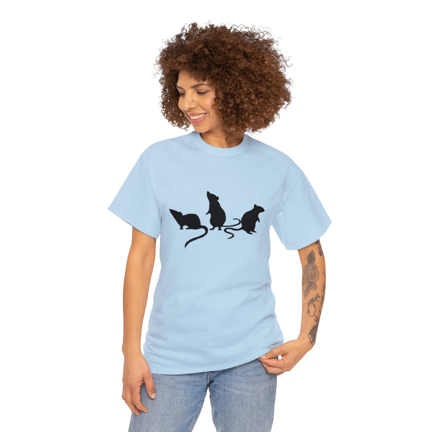 3 little rats Unisex Heavy Cotton Tee