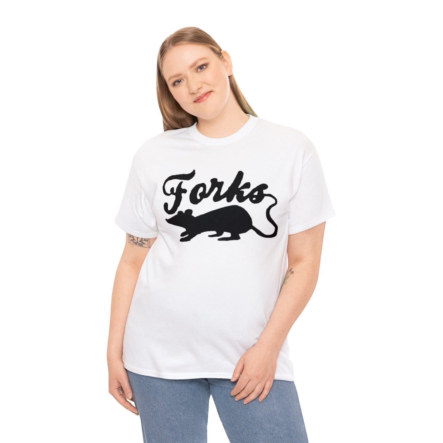 Forks Washington Rats Unisex Heavy Cotton Tee