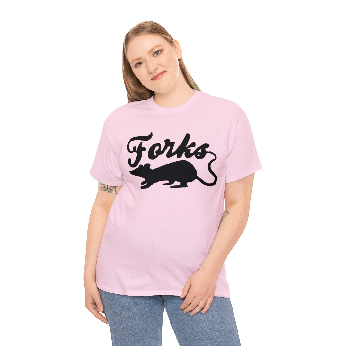 Forks Washington Rats Unisex Heavy Cotton Tee