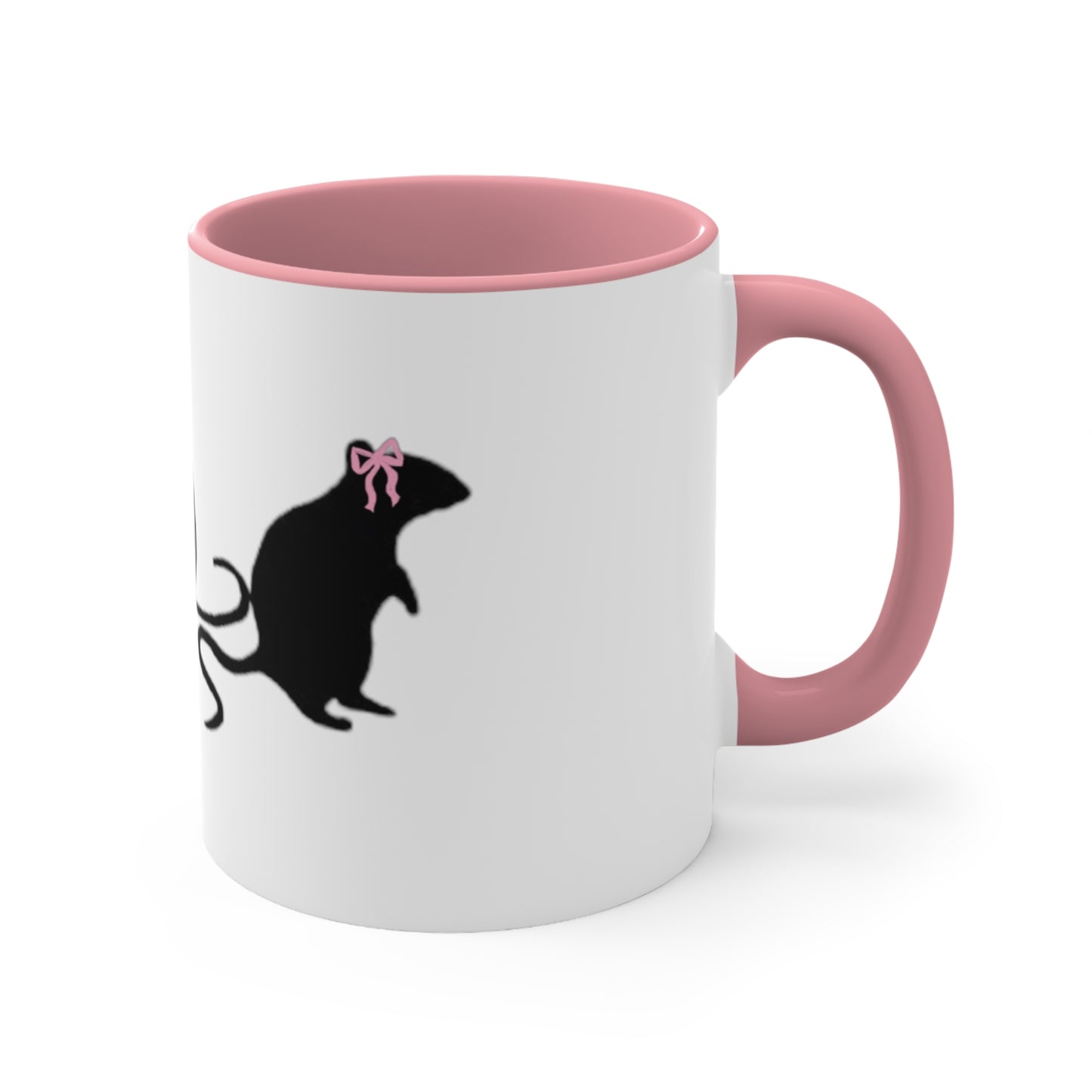 3 little rats with bows Accent Coffee Mug