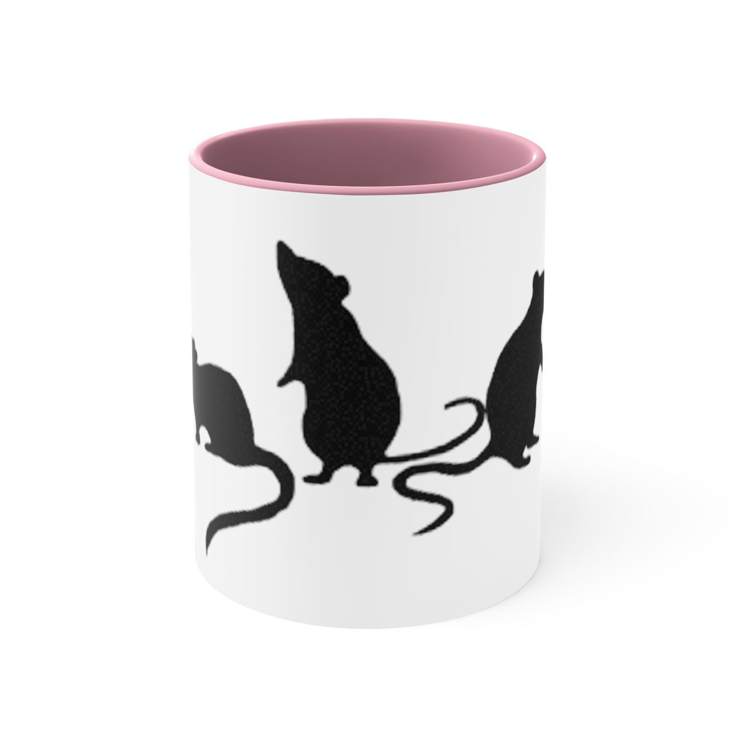 3 little rats Accent Coffee Mug, 11oz