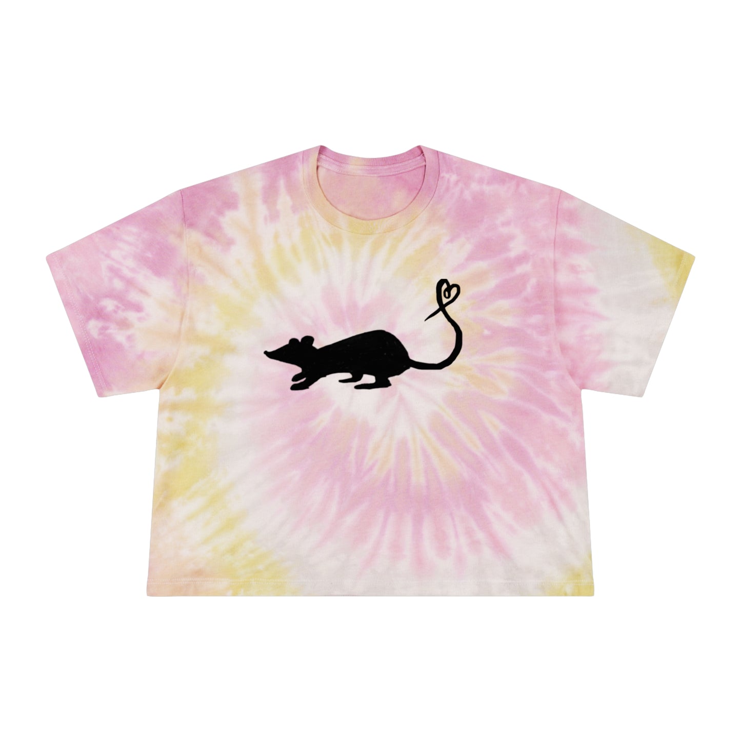 Little Love Rat Tie-Dye Crop Tee