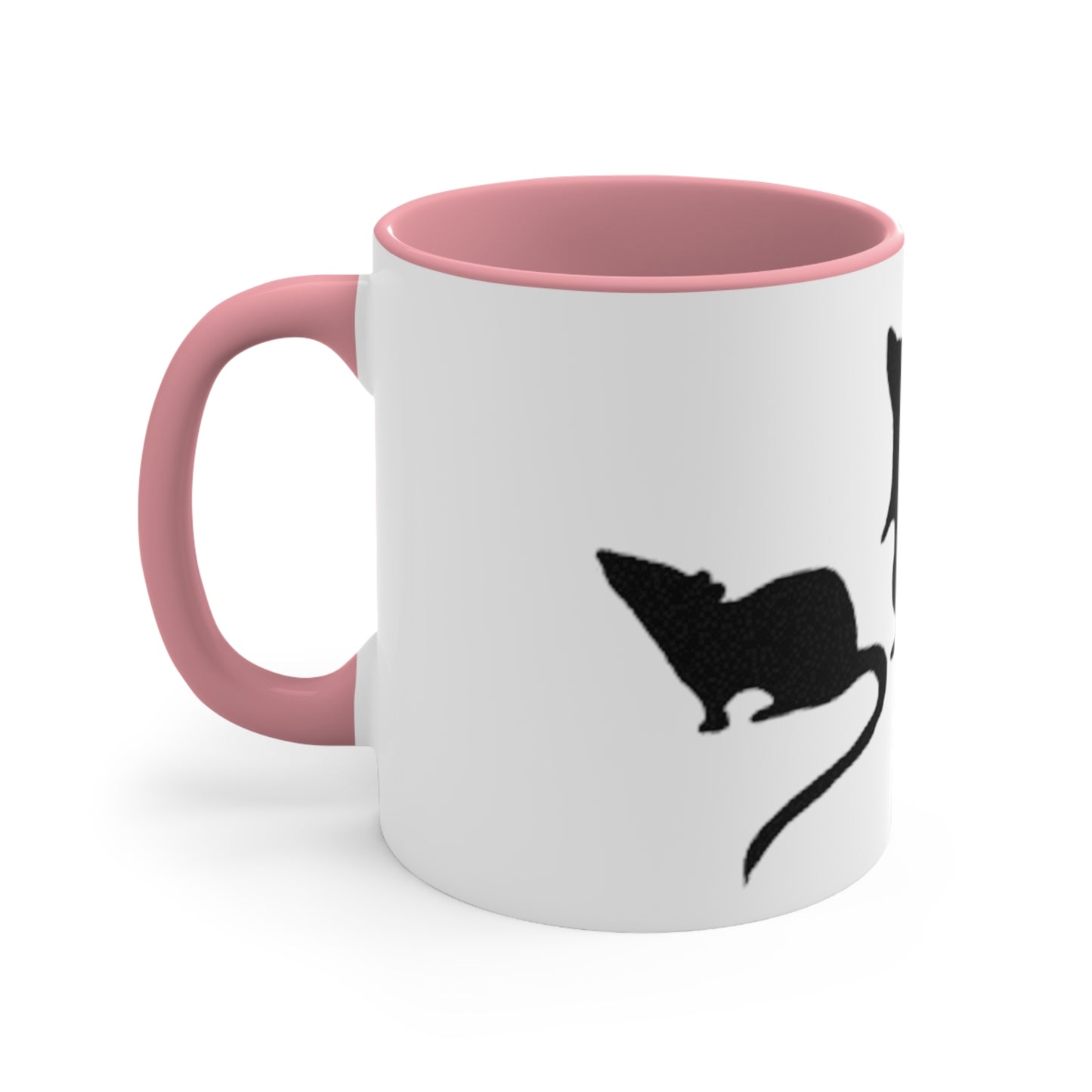 3 little rats Accent Coffee Mug, 11oz