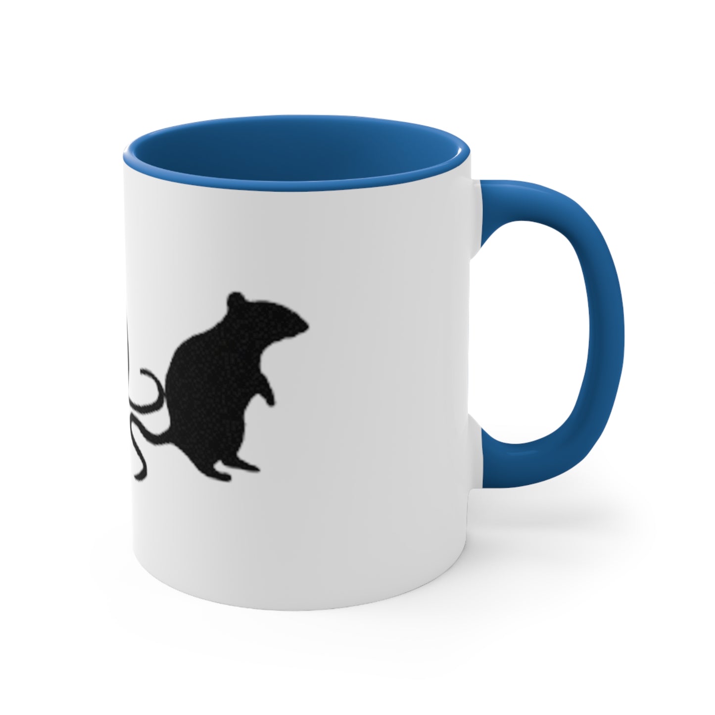 3 little rats Accent Coffee Mug, 11oz